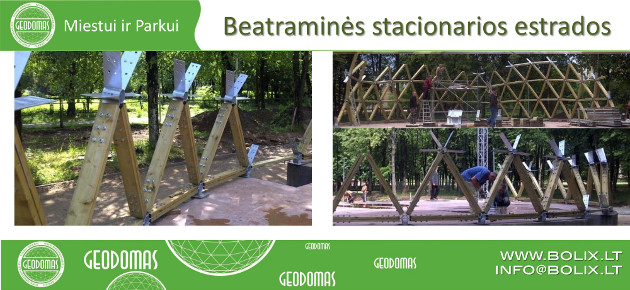 Stacionarios estrados miesto parkams BOLIX